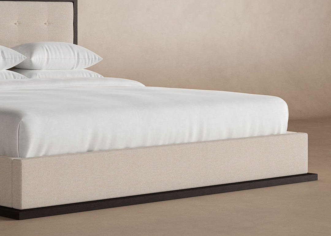 Marlow Bed Frame in Oatmeal#color_oatmeal-chestnut