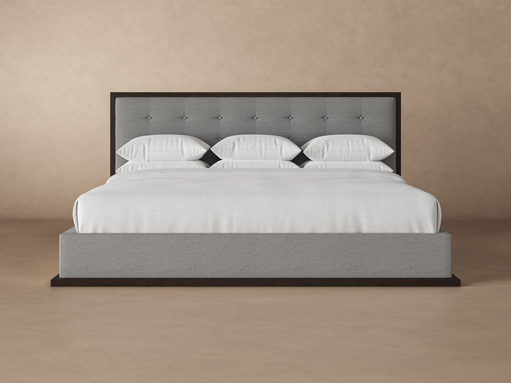 Marlow Bed Frame in Slate#color_slate-chestnut