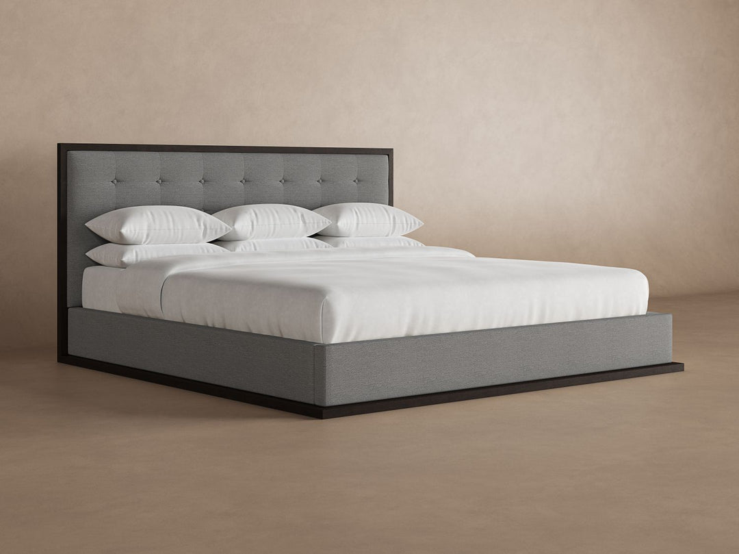 Marlow Bed Frame in Slate#color_slate-chestnut