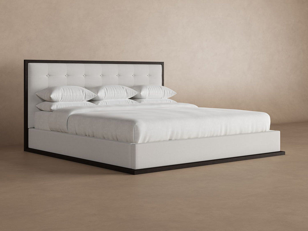Marlow Bed Frame in Snow#color_snow-chestnut