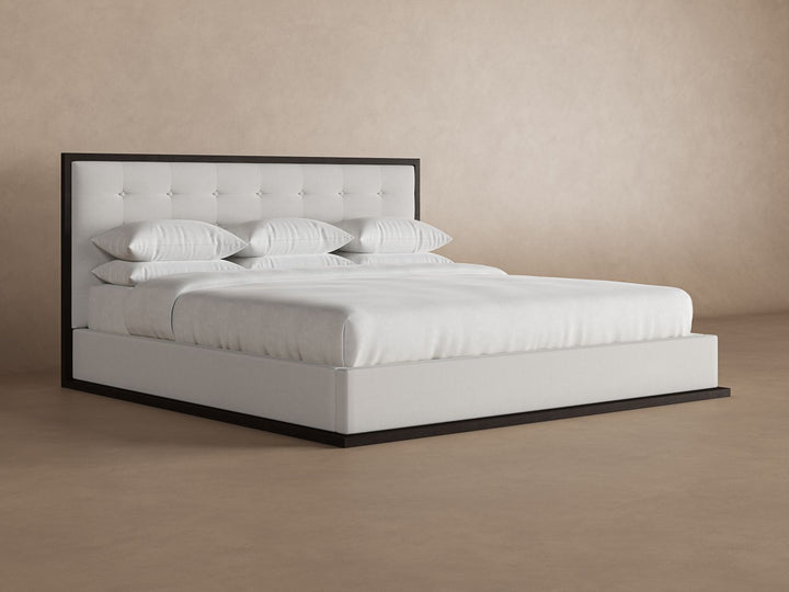 Marlow Bed Frame in Snow#color_snow-chestnut