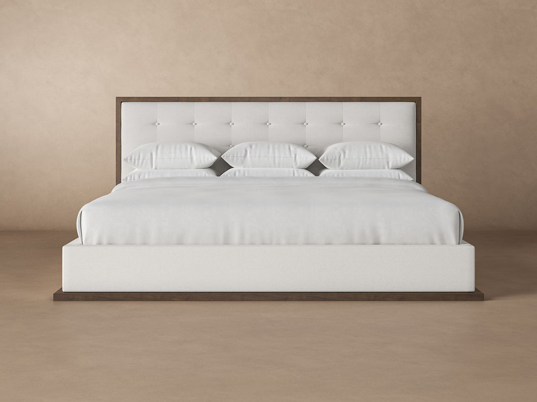 Marlow Bed Frame in Snow#color_snow-walnut