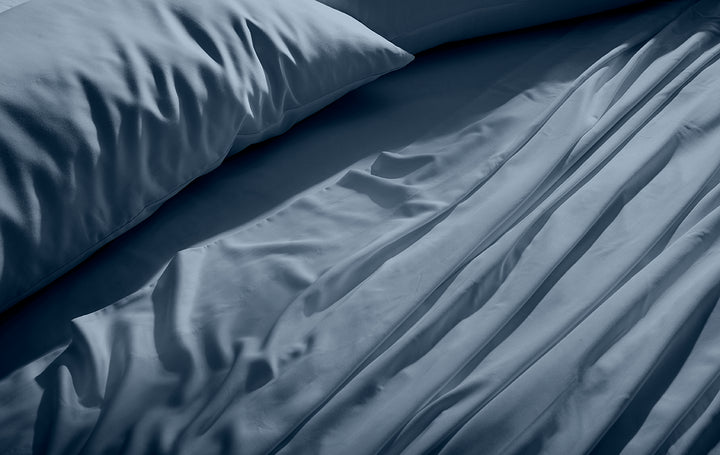 Mediterranean Blue Alaskan King Cotton Sheet Set Detail#color_mediterranean-blue