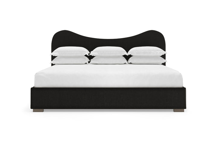 Celine Bed Frame in ebony#color_ebony
