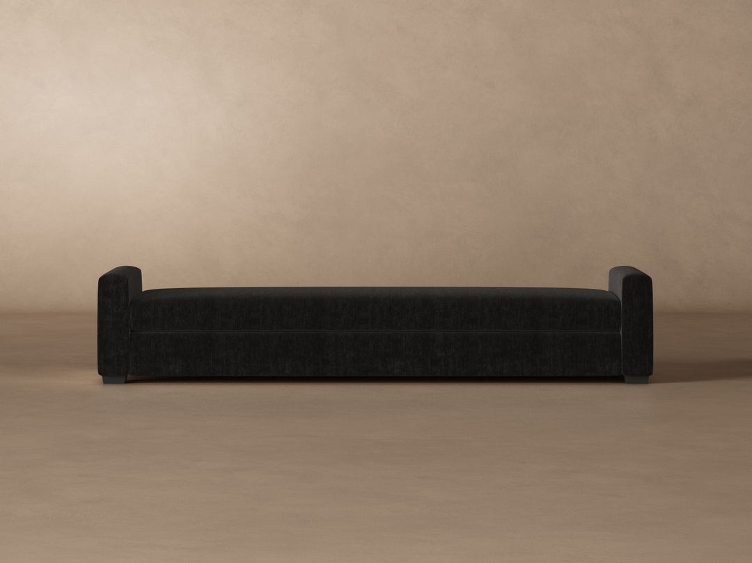 Paxton Bench in onyx#color_onyx