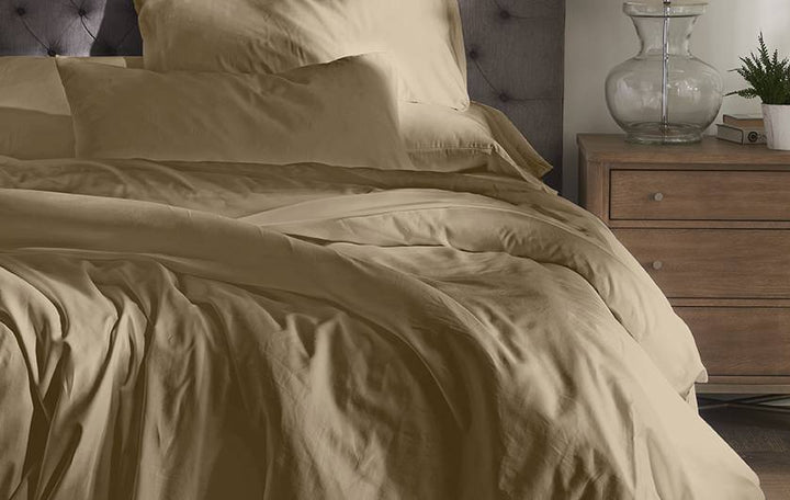 Taupe Alaskan King Cotton Sheet Set Detail#color_taupe