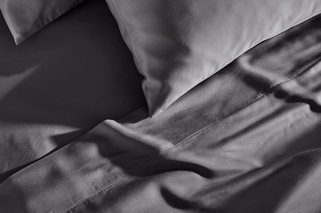 Wyoming King Bamboo Sheet Set#color_monochrome-steel