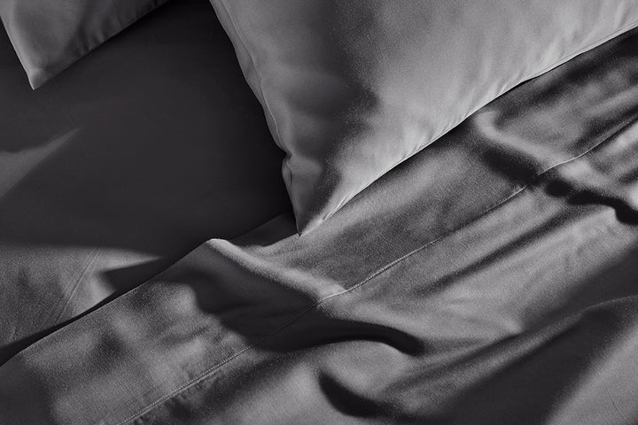 Wyoming King Bamboo Sheet Set#color_monochrome-steel