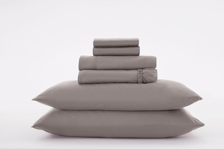 Wyoming King Bamboo Sheet Set#color_coastal-fog