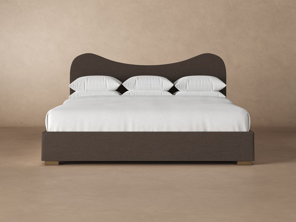 Celine Bed Frame in Bark#color_bark