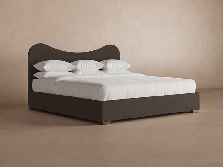 Celine Bed Frame in Bark#color_bark