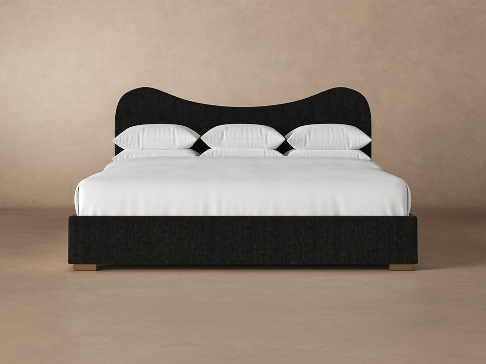 Celine Bed Frame in onyx#color_onyx