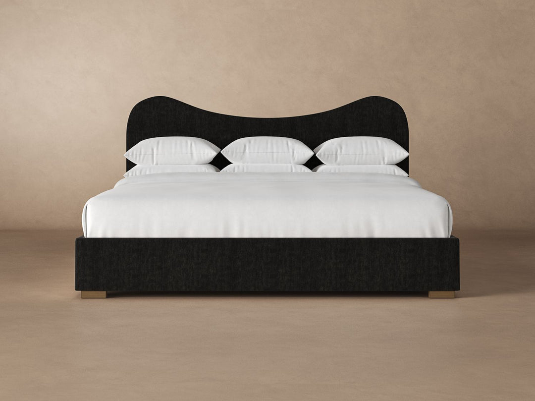 Celine Bed Frame in onyx#color_onyx