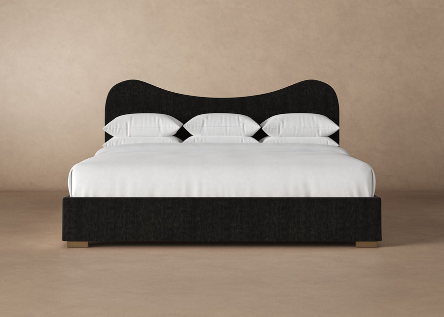 Celine Bed Frame in onyx#color_onyx