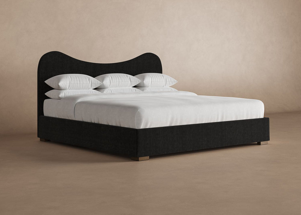 Celine Bed Frame in onyx#color_onyx