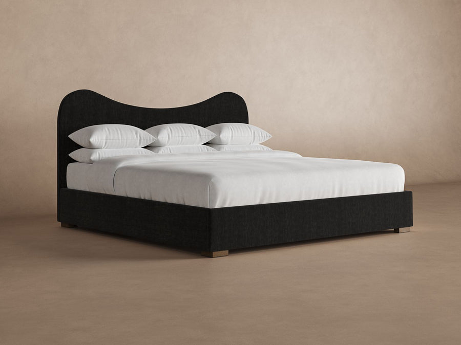Celine Bed Frame in onyx#color_onyx