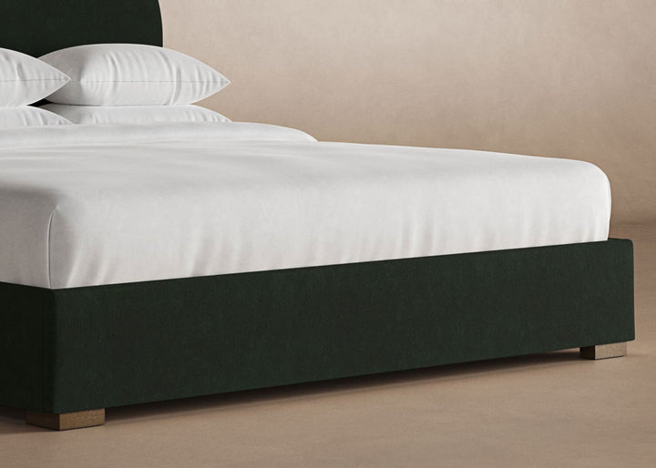 Celine Bed Frame in Emerald#color_emerald