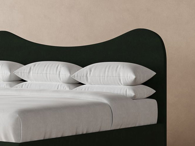 Celine Bed Frame in Emerald#color_emerald