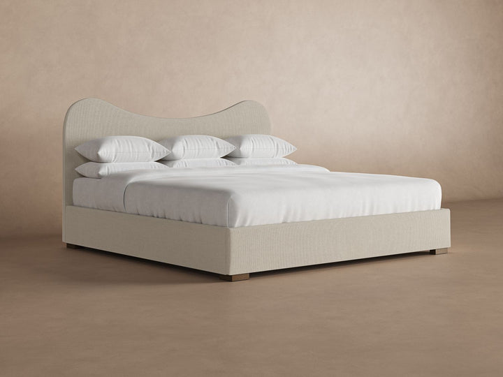 Celine Bed Frame in Flax#color_flax