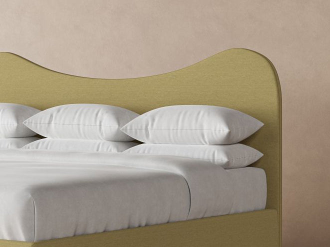 Wave Bed Frame in Iceland Moss#color_iceland-moss