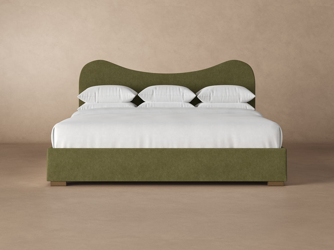 Celine Bed Frame in Moss#color_moss