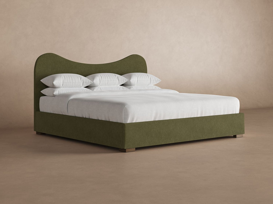 Celine Bed Frame in Moss#color_moss