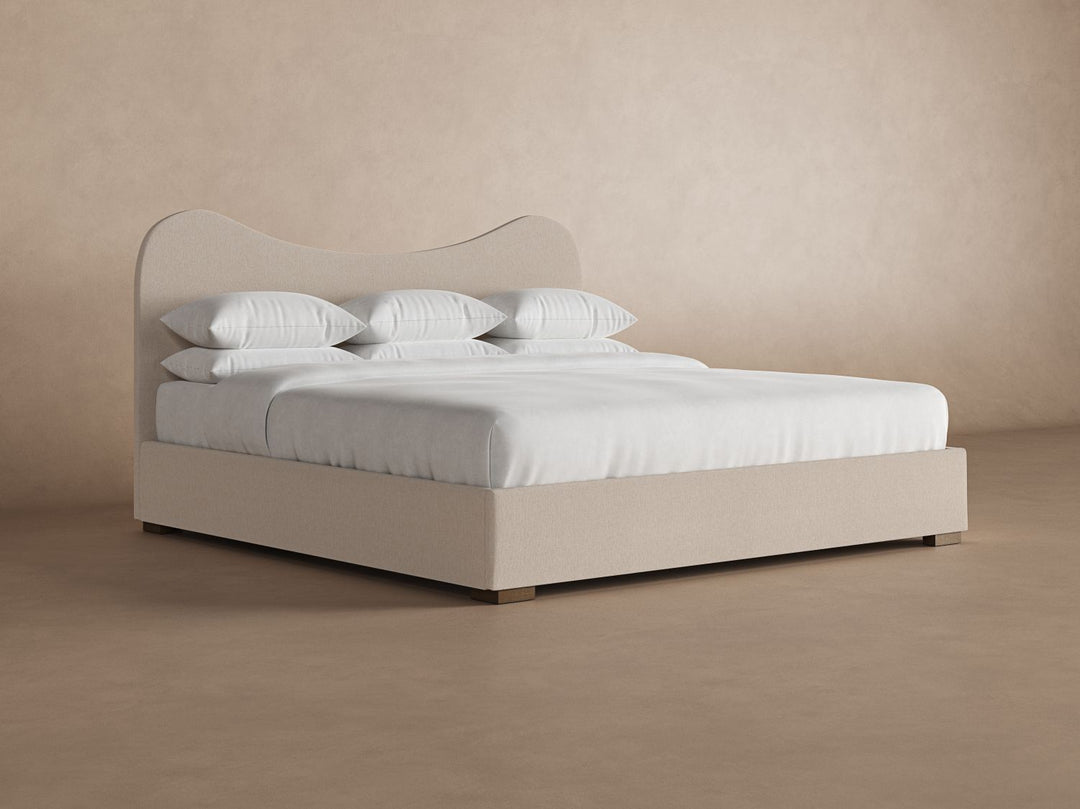 Celine Bed Frame in Oatmeal#color_oatmeal