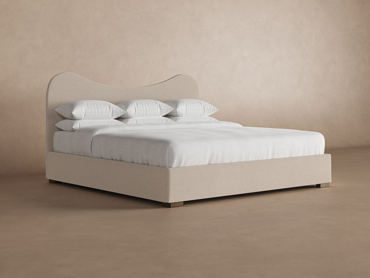 Celine Bed Frame in Oatmeal#color_oatmeal