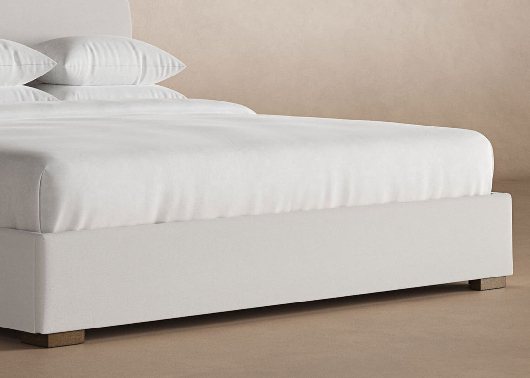 Wave Bed Frame in snow#color_snow