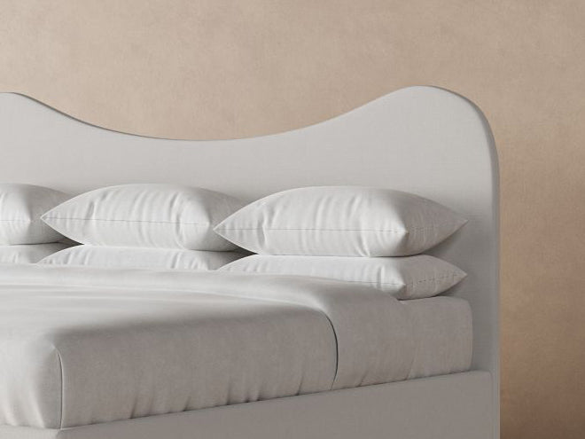 Wave Bed Frame in snow#color_snow