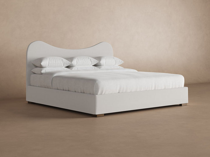 Celine Bed Frame in snow#color_snow