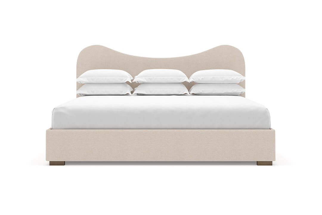 Celine Bed Frame in Oatmeal#color_oatmeal