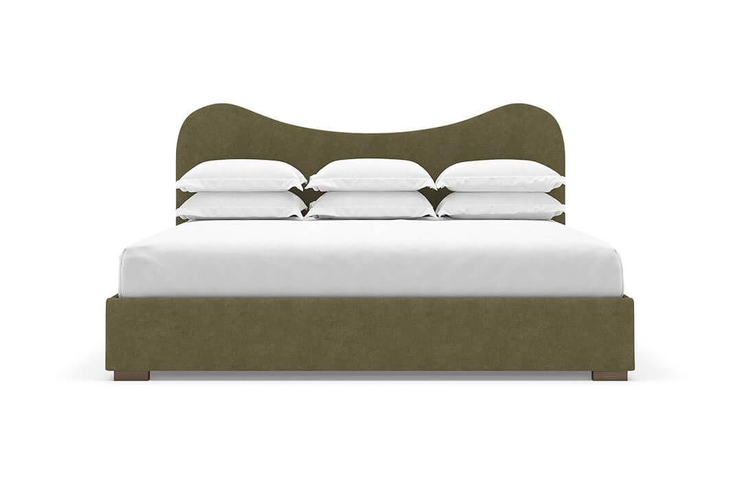Celine Bed Frame in Moss#color_moss