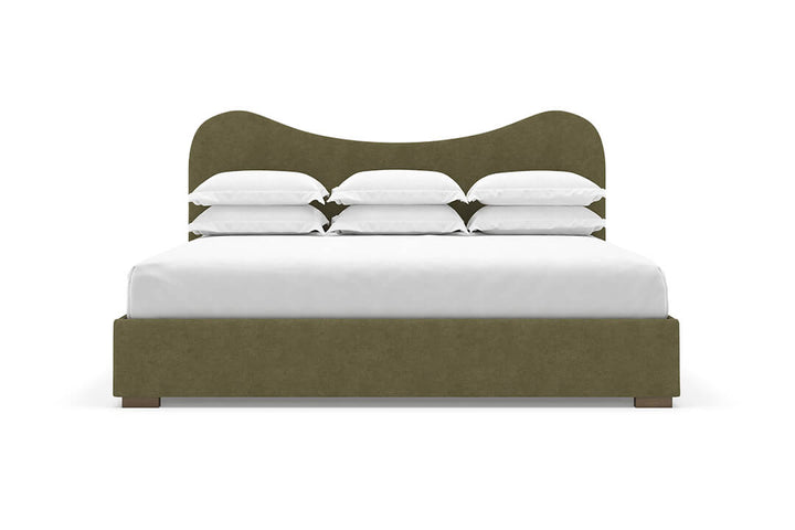 Celine Bed Frame in Moss#color_moss