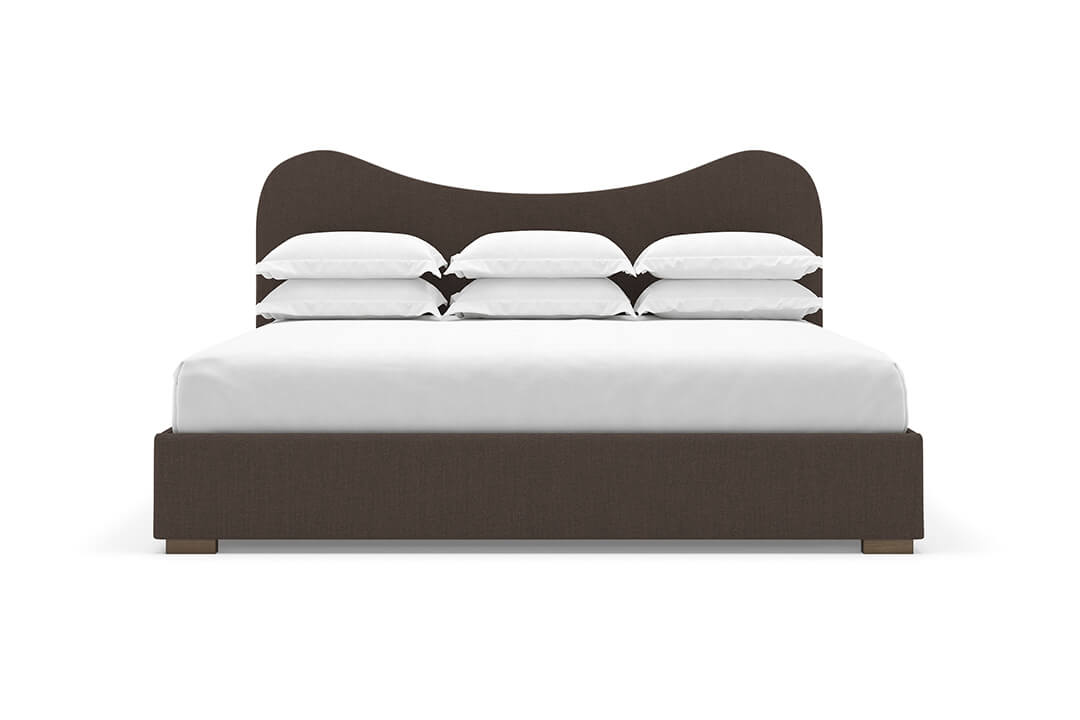 Celine Bed Frame in Bark#color_bark