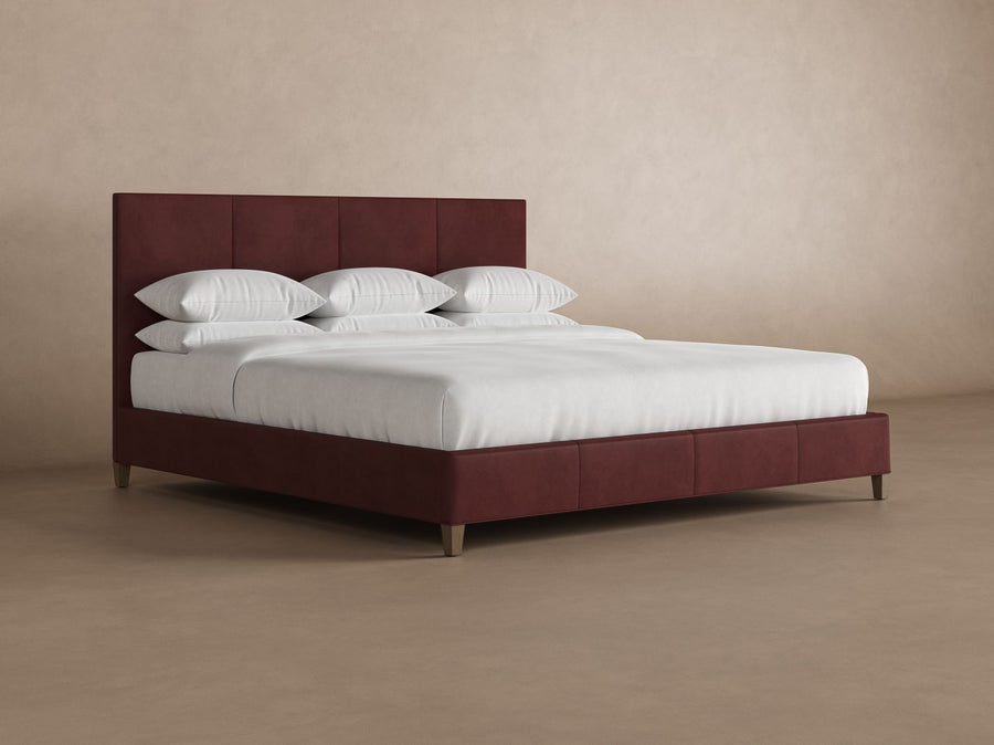 Zenith Bed Frame in Bordeaux#color_bordeaux
