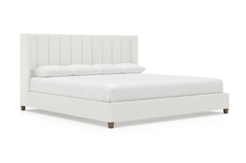 Angled Elias Bed Frame in Snow#color_snow