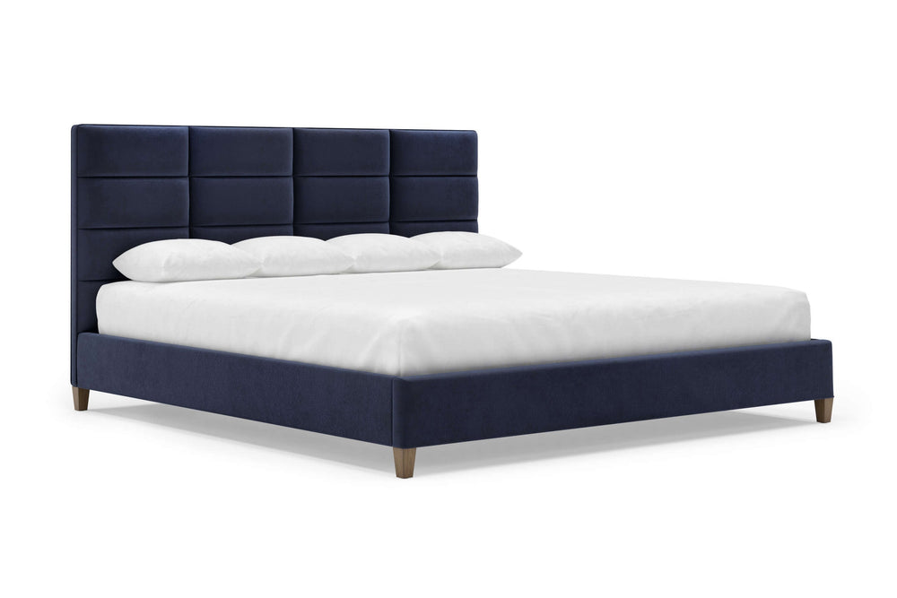 Angled View of Marshall Bed Frame in Eclipse#color_eclipse