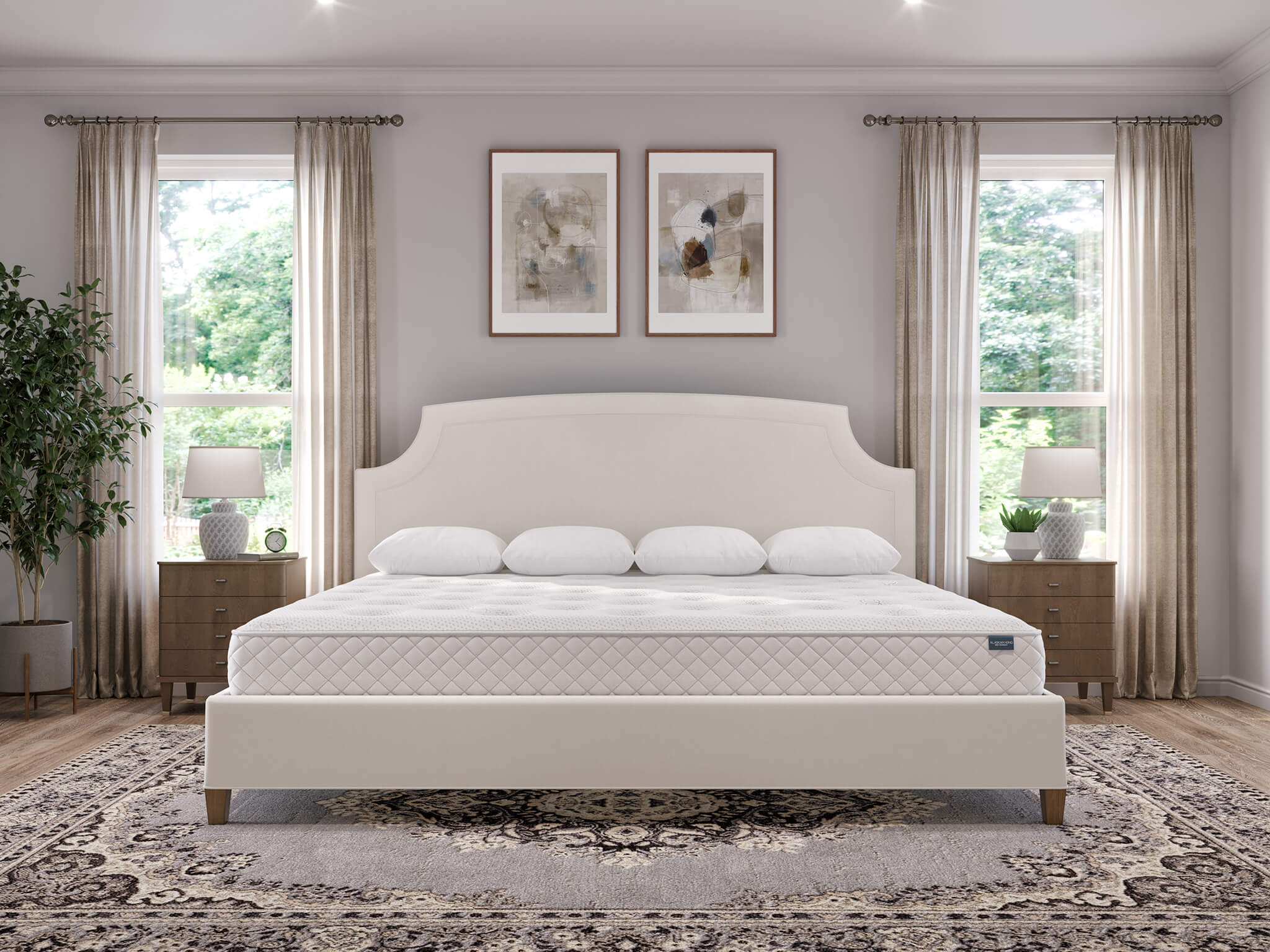 King bed